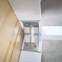 HOMCOM Dining Table for 4, Solid Wood Farmhouse Kitchen Table for Living Room, Dining Room, 120 x 75 x 75cm, Natural image 8