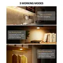 Homelist LN6 New Upgraded Super Bright Under Cabinet Lights, 6 Pack 1500mAh Rechargeable Motion Sensor Lights Indoor with Remote, Stick on Battery Night Light for Kitchen Wall Stair Cupboard Wardrobe image 5