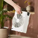 Morphy Richards HeatFlux 2kW Upright Fan Heater with Remote Control – White, 825200 image 8