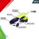 Majorette Neon Racers 1:64 Die-Cast Metal 5 Car Gift Set， Black with Neon Accents image 4