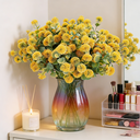 4Pcs 13.77in/35cm
Artificial Billy Ball Flower Man Fake Plants Living Room Decoration Ornaments Desktop Fake Flowers(yellow) image 3
