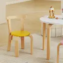 AIYAPLAY 5 Piece Kids Table and Chairs Set, Wooden Toddler Table and Chairs Set for Playroom, Nursery, Classroom, for Arts, Crafts, Read, Draw, Aged 3-8 Years, Multicoloured image 3