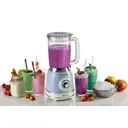 Ariete Vintage 583 Glas-Mixer, Retro-Multifunktions-Blender mit 4 Klingen, 4 Geschwindigkeiten + Impulsfunktion, Eiszerkleinerer-Funktion, 1,5 Liter Fassungsvermögen, 1000 W, Blau image 3