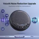 EMEET 8-Mic Bluetooth Conference Speaker, 360° Voice Pickup, AI Noise Reduction, Dual Connection, 5W Speaker Lunaplus image 2