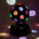 GLOBAL GIZMOS Table Lamp Party Ball Rotating Black/Multicolour Small image 3