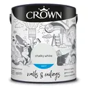 Crown Matt Emulsion Chalk White 2.5L image 2