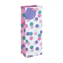 Pink Polka Dot Bottle Bag 12.7 (W) x 35.5 (L) x 9cm (D) image 0