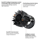 CONFU high-speed hair dryer F10 white, 11W speed, 1600W power image 4