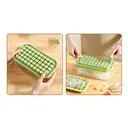 BJ Green Bac à Glaçons Double Couche 100 Compartiments à Pression Diagonale image 2