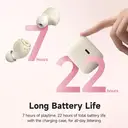 Edifier X3 Pro, Écouteurs sans fil Bluetooth V5.4, Réduction de bruit active, 22 h d'autonomie, Haut-parleur dynamique 8 mm, Texture cuir, Connexion multipoint, Noir image 2