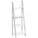 Vida Designs Bookcase Bristol Ladder 4 Shelves White image 2