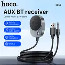 HOCO E150 Liantu Built-in Cable Car AUX Bluetooth Receiver-Lead-gray image 0