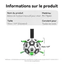 BLINKIT Ballon de football interactif pour animaux de compagnie - 15 cm image 8