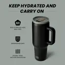 Bottle Bottle 40 oz Stainless Steel Vacuum Tumbler with Handle and Straw (Blue) image 2