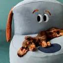 ZEZE Denim Pet Sofa, Scratch Resistant Durable, Dog Bed Mat for Medium & Large Dogs image 1