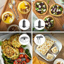 Kenwood MultiPro OneTouch 3-in-1 Food Processor, 1000W, Silver, 13 Accessories, Integrated Scale, FDM73.850SS image 4