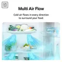 LG InstaView™ GSGV81EPLD American Style Smart Fridge Freezer Non Plumbed Ice & Water Dispenser - Matte Black - D Rated image 8