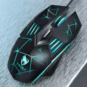 Rexsun Wired Gaming Mouse – 6D Buttons, 4-Color Breathing LED, Adjustable DPI 1200–3600, Ergonomic Design, USB Connection, Compatible with Windows & Mac, Black, G560 image 6