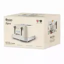 Swan Retro Revive 4 Slice Toaster, Vintage, Cord Storage, Variable Width Slots, 1860W, Coated Stainless Steel, Blue and Chrome Accents - ST19029C image 6