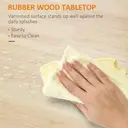 HOMCOM Compact Kitchen Trolley Utility Cart on Wheels with Open Shelf & Storage Drawer for Dining Room, Kitchen, Grey image 4