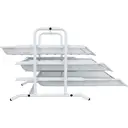 Senhoglb Bac à courrier en maille à 3 niveaux A4 - Blanc image 2