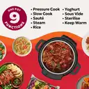 Instant Pot Plus WIFI 5,7 L Multi-Cooker – 9-in-1 Cooker – Druk koken, Langzaam koken, Fruitjes, Stomen, Rijst, Yoghurt, Sous Vide, Steriliseren, Warm houden image 5