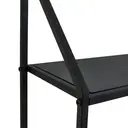 Interiors by Premier Wall Décor Depok Rattan Shelves Black/Natural image 3