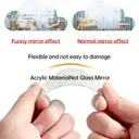 10pcs PVC mirror wall stickers, irregular wall decoration, cloud stickers，silver image 5