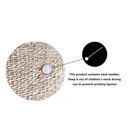 JU7CER 2-piece set: 4m long x 4cm wide iron-edged imitation jute ribbon for handmade DIY Christmas bows Decorative ribbon for gift box backgrounds image 5