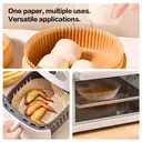 ochama Round 23cm Air Fryer Liners - Food Grade Disposable Parchment Paper, Non-Stick, Oil-Proof, Easy to Clean, Baking, Cooking, Frying Accessories - 200 Sheets image 4