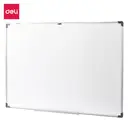 Deli Premium Tableau blanc magnétique avec cadre argenté - 1200 x 1800 mm image 0