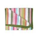 Dexam Oven Cloth Striped 100% Cotton Green/Pink 50x80cm image 0