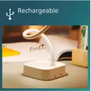 Philips Table Lamp Rock LED USB Rechargeable 3 Brightness Settings 18W White image 5
