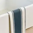 Dexam Tea Towel Love Colour Striped 100% Cotton Ink Blue 46x71cm image 3