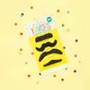 Unique Party Stick-on Moustaches, 4 Pack image 3