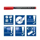STAEDTLER Lumocolor 318 fin B/6, coffret de stylos variés image 2