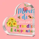 Alphynix Plaque cadeau de remerciements pour professeur en acrylique image 0