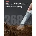 homerunPET Pet hair blower PD10 Ultra Quiet,Smart Technology pet drying ,coanda effect,3 included nozzles,20 Million Negative Ions image 3
