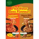 CJ Bibigo Korean Style Udon Noodle Korean BBQ Flavour 187g  image 4