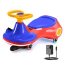 Neuleb Vedes Moto porteur électrique 12 V avec pédales, batterie rechargeable, 2-en-1, 3 vitesses, vitesse maximale 5 mph, anti-basculement, haut-parleur musical et roues lumineuses, charge maximale 160 lbs (≈73 kg), cadeau pour enfants dès 3 ans, rouge image 1