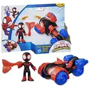 Spidey and his Amazing Friends Techno Racer Vehicle and 3 inch Miles Morales Figure image 0