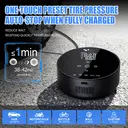 4500mAh Dual-Power Wireless Car Tire Inflator – Portable Air Compressor with Bluetooth Speaker, Power Bank & LED Light image 4