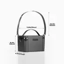 Meoky Insulated Lunch Bag-Black, New Year Sale , Top gift picks image 4