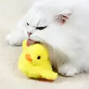 Petgravity Jouet interactif en peluche pour chat, Canard à ailes battantes, Lot de 1, Rechargeable USB-C, Contient de l’herbe à chat, Jouet couineur, Jouet de chasse image 4