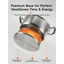 PURECOOK 304 Hot Pot Series | 304 Double | Bottom Hot Pot with Heat | Resistant Handle for Plain Broth image 4