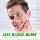 Gillette Blue II Plus Slalom Disposable Razors With Two Blades And Pivoting Head 4 Counts image 3