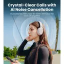 Edifier W820NB Plus Casque supra-auriculaire sans fil à réduction de bruit, -49 dB RBA, Audio haute résolution LDAC, Autonomie de 88 h, Son spatial, Appels clairs par IA, Bluetooth V6.1 et multipoint, rose image 6