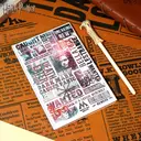 Lot de 2 Carnets Thème Journal des Forces du Mal Harry Potter & Stylo Baguette de Lord Voldemort – Collection Officielle Wizarding World Papeterie Exclusive Cadeau image 3