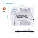 FIXED Station d'accueil pour PlayStation 5 (Pro/Slim), noir et blanc image 5