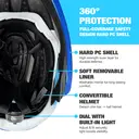 RoyalBaby Casque intégral de vélo - Bleu image 4